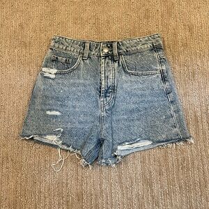 Denim shorts
